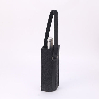 Wine/beer Bag Felt Beer Wine Protective Handbag Storage Bag Portable Carrier