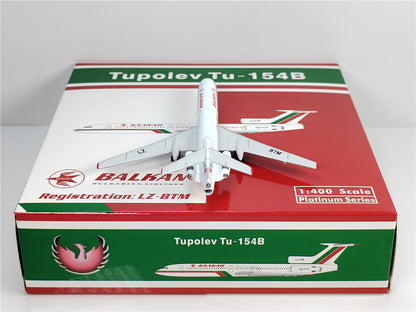 1:400 Phoenix BALHAN Tupolev TU-154B Airplane Diecast Aircraft Plane Model