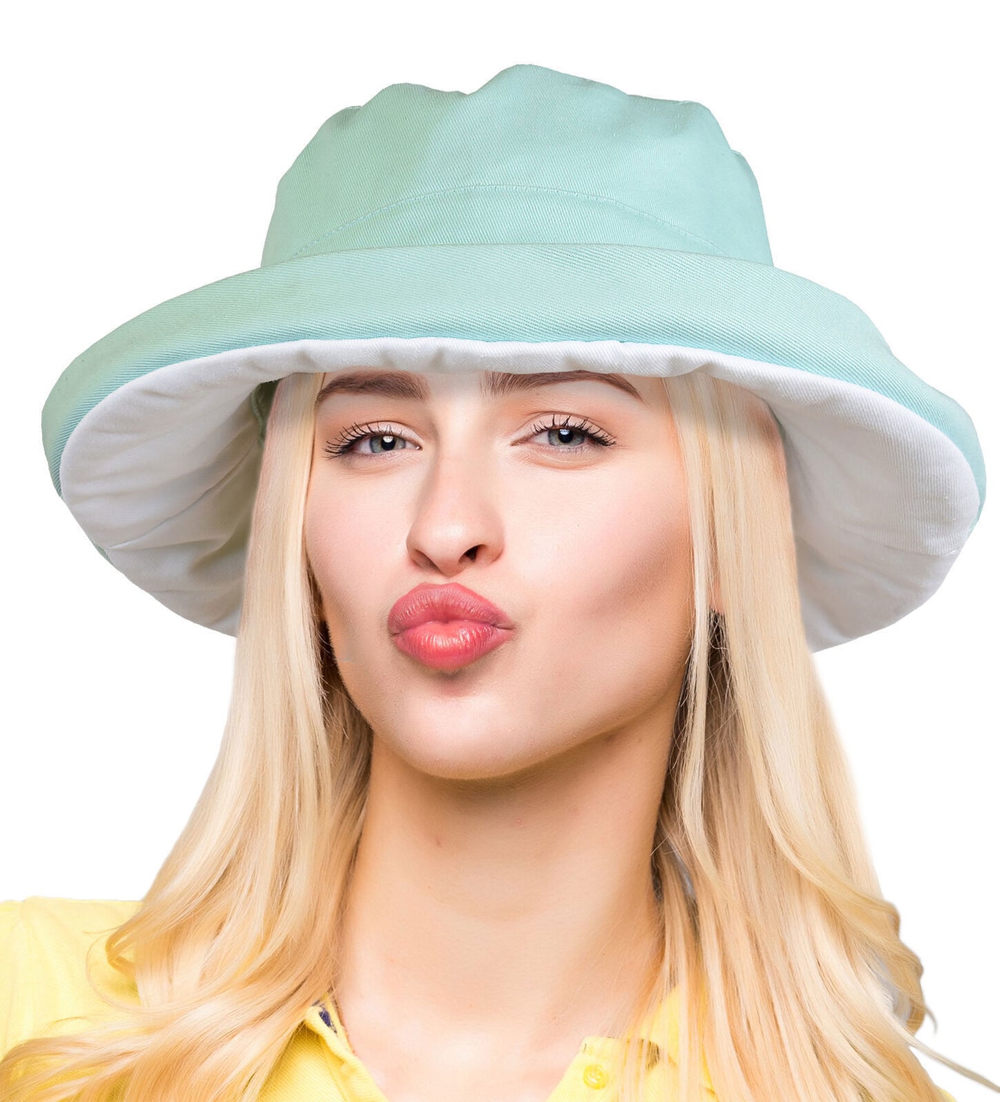Men Women Wide Brim Sun Hat Breathable Bucket Cap UV Protection Summer Fishing