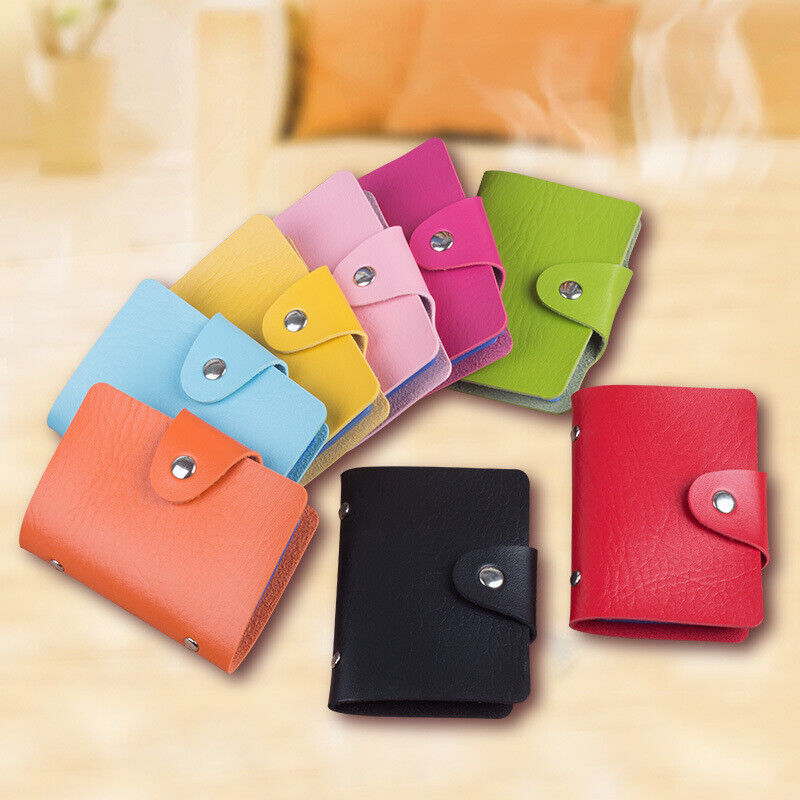 Credit Card Holder Holder Wallets Men Women Leather Card Case Cards Business Bag
