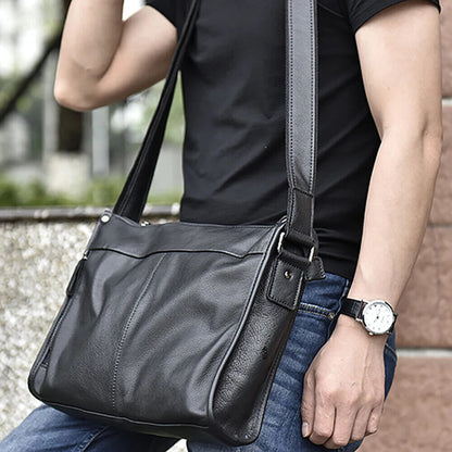 Men's Shoulder Bag Crossbody Bag Business Messenger Bag Large-Capacity