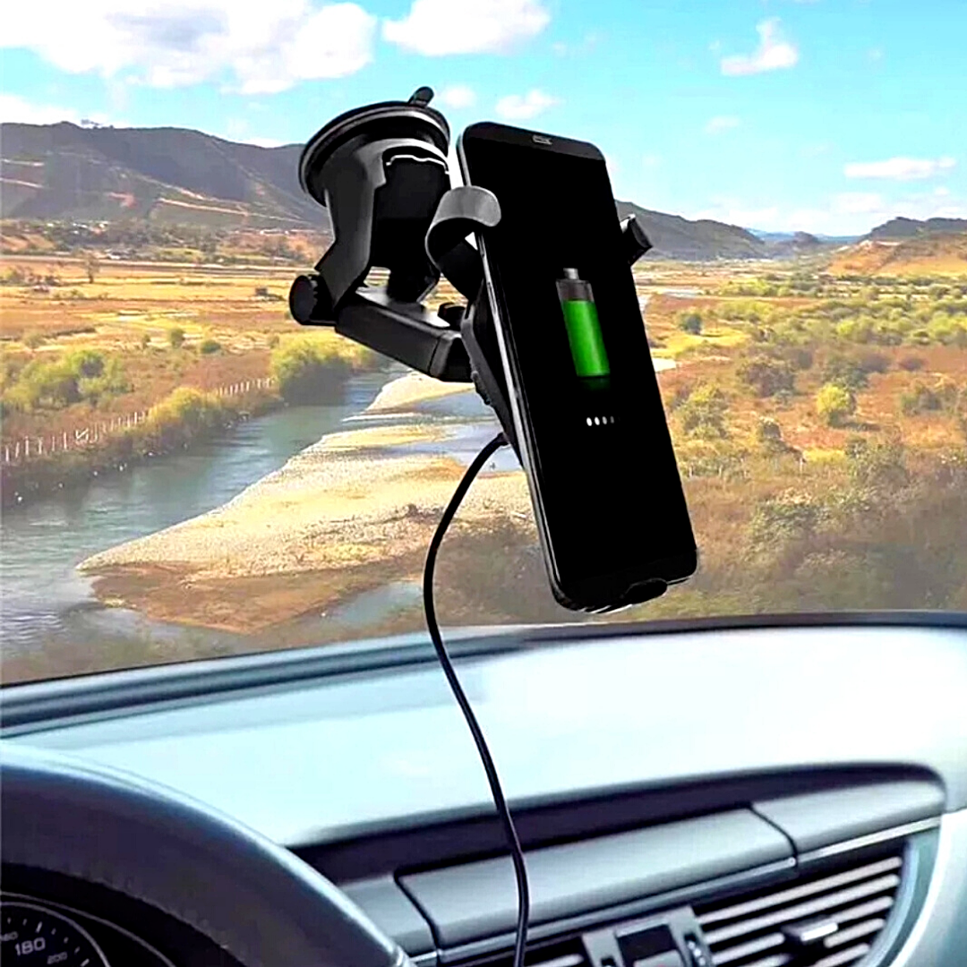 Cargador De Auto Coche Carro Rapido Inalambrico Tecnologia 3 en 1 Universal US*