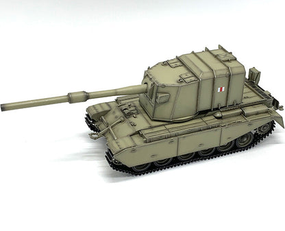 1:72 ARTISAN FV4005 BRITISH TIER X TANKS DESTROYER Vehicle Plastic Diecast Model