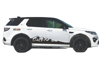 Mountain Graphics Car Sticker For Land Rover All Models Side Skirt Stripe Decals