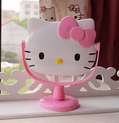New Cute My Melody Desk Table Bow Women Make-up Mirror Cosmetic Mirror