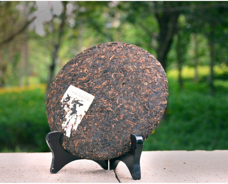 2016 Xiaguan tuocha LONGMA YUAN CHA Pu erh Tea Cooked Tee Puer Cake Black 357g