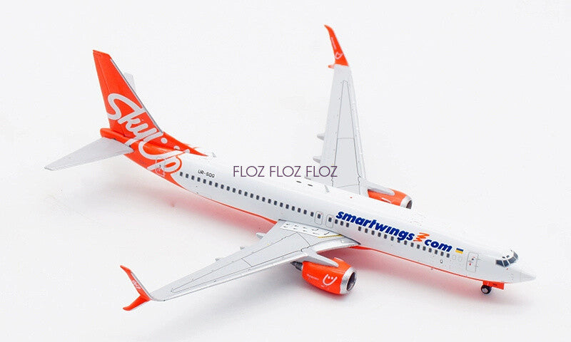 JC WINGS Sky Up Airlines smartwings for Boeing B737-800 UR-SQG 1:400 Plane Model