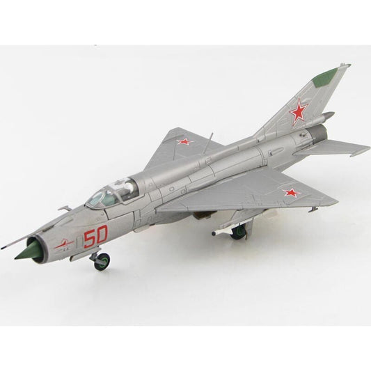 1/72 Soviet Air Force MiG 21 MIG-21 PFM Red 50 Fighter Model