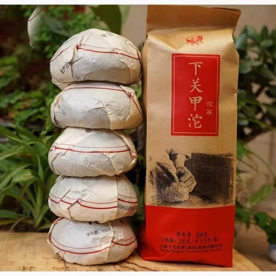 Jia Ji Tuo Cha * 2017 Yunnan Xiaguan Raw Pu'er Tea Jiaji Tuocha Puer Tea 500g