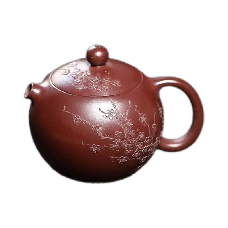 True Yixing Zisha Tea Pot Original Ore Old Purple Clay Xishi Pot Marked 220ml