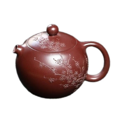 True Yixing Zisha Tea Pot Original Ore Old Purple Clay Xishi Pot Marked 220ml