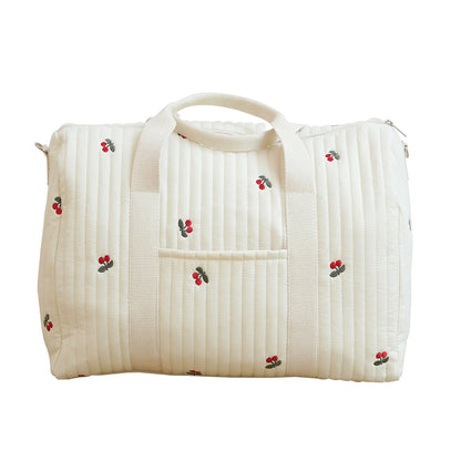 Maternity Bag Baby Diaper Bags Flower Mommy Bag Quilted Travel Shoulder Bag
