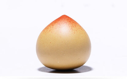 Peach Statue Creative Tea Pet Yixing Zisha Purple Clay Table Decoration Small