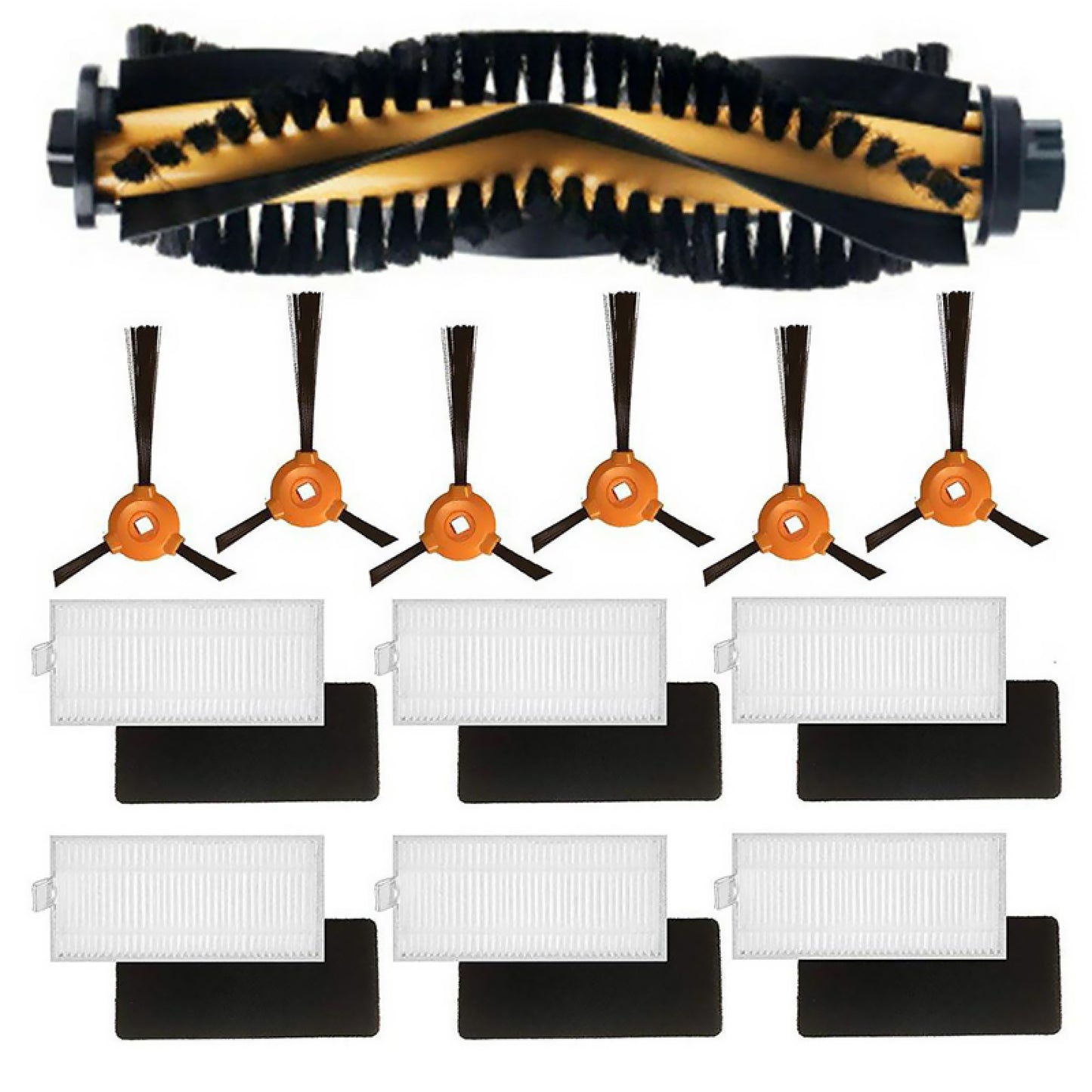 Side/Roll Brush+Filters for EcoVacs Deebot 500 Deebot 600 Deebot 601 Deebot 711