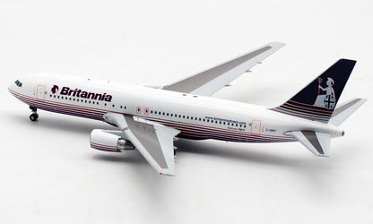 1:200 25CM JC Wings Britannia BOEING 767-200ER Passenger Airplane Diecast Model