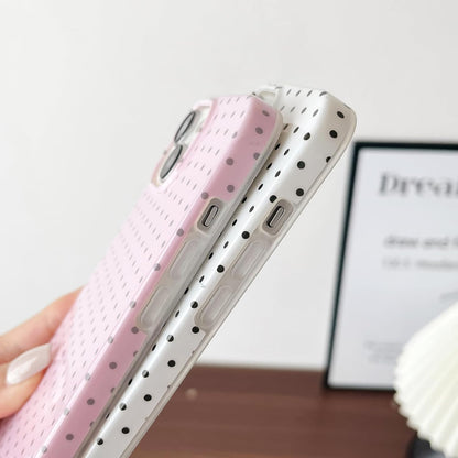 for Iphone 14 Pro Case Cute Polka Dot Phone Case Soft TPU Slim Shockproof Phone