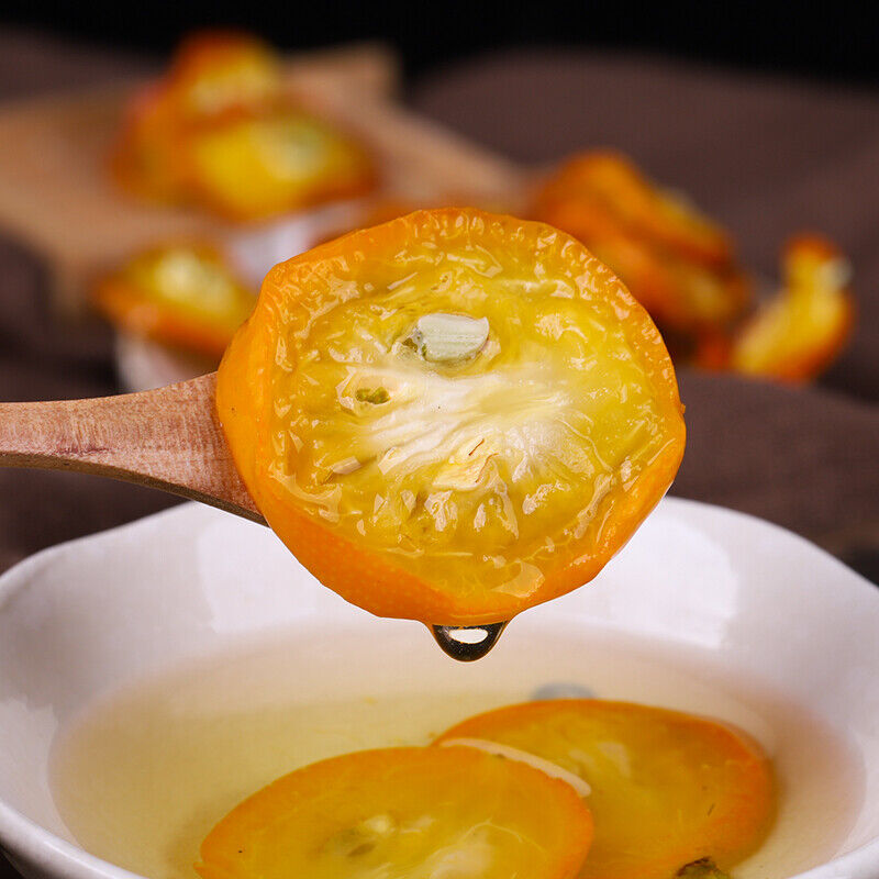 Chinese Herbal Tea Super Sweet Kumquat Dry Tea Kumquat Tablets-