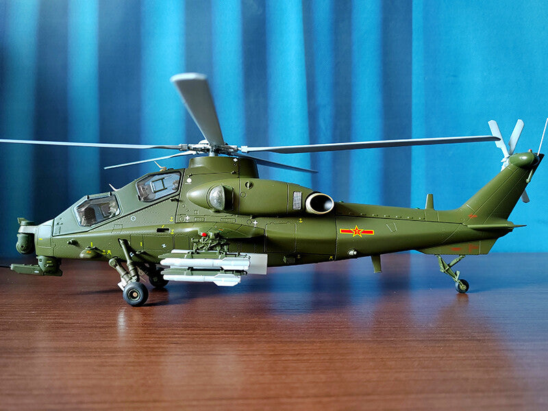1:40 39CM AVIC Z-8 Armed Helicopter Army Plane Diecast Military Aircraft Model