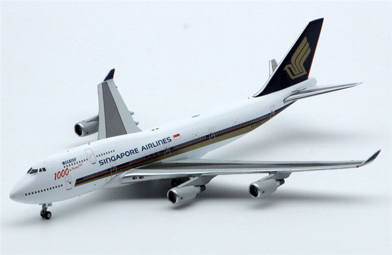 JC Wings Singapore Airlines FOR BOEING B747-400 9V-SMU 1000th 1/400 Plane Model