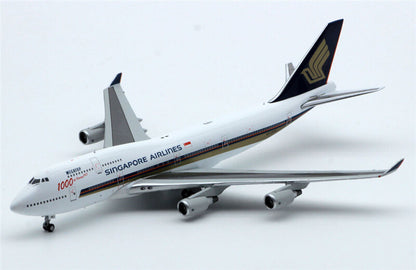 JC Wings Singapore Airlines FOR BOEING B747-400 9V-SMU 1000th 1/400 Plane Model