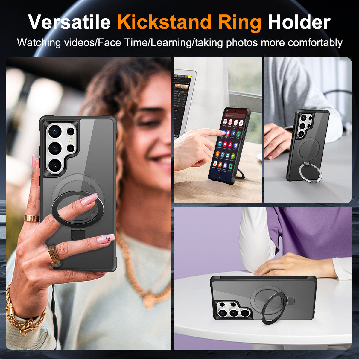 Magnetic Case for Samsung Galaxy S25 S24 Ultra S25 Plus with Mag-Safe Slim Cover