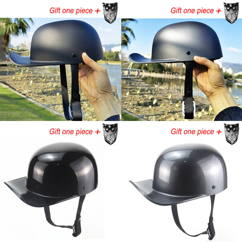 Motorcycle Vintage Retro Helmet Open Face Summer Adults Baseball Cap Helmets DOT