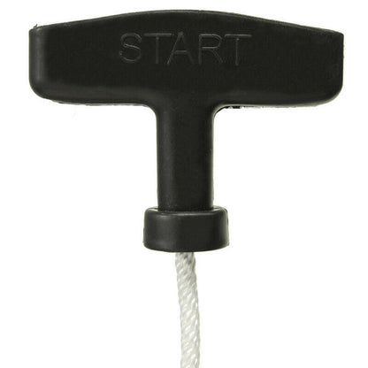 Plastic& Polyester Starter Line Rope With Pull Handle For Petrol Lawnmowers b
