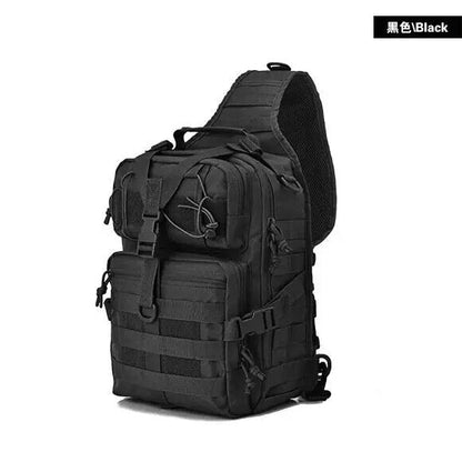 Men Nylon Crossbody Bag Tactics Canvas Shoulder Hiking Travel Outdoor Sports