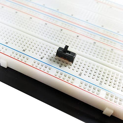 30 Pack Slide Switch Mini SPDT -Fits on Breadboard (0.1" Lead Spacing)