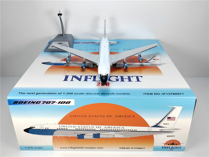 1:200 InFlight United States of America B707-100 Airplane Diecast Plane Model