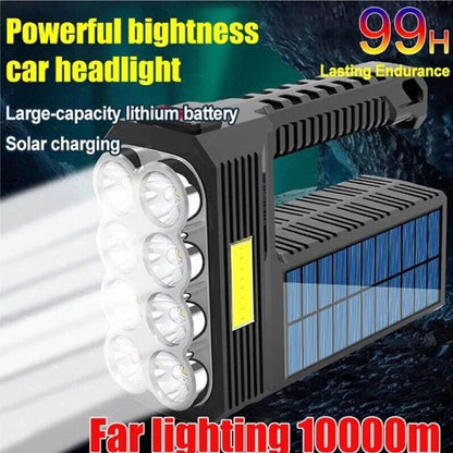 LAMPARA Linterna Potente Recargable Super Brillante de 8 Nucleos +impermeable