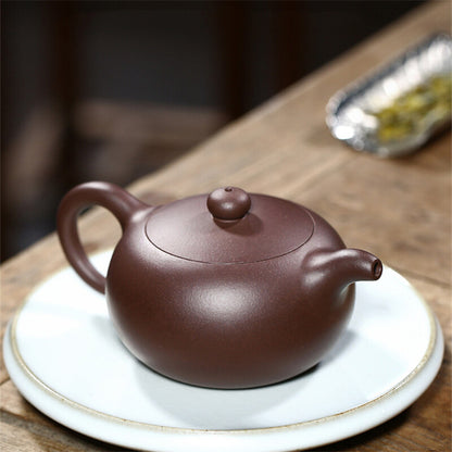 300ml Chinese yixing zisha tea pot handmade purple grit pot kungfu teapot