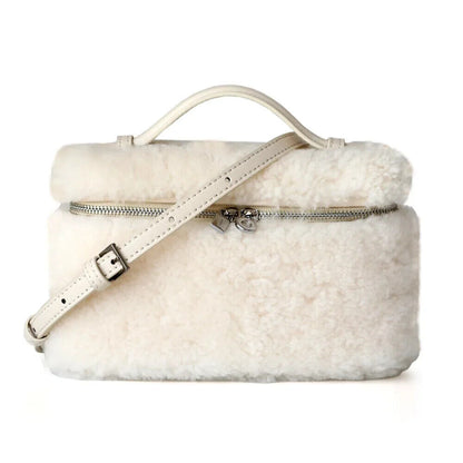 Lunch Box Bags Autumn Winter Lamb Wool Bag High Quality Fashion Mini Handbags