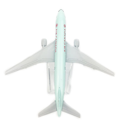 16cm Air Canada B777 Airplane Model 1:400 Simulation Aircraft Airliner Ornaments