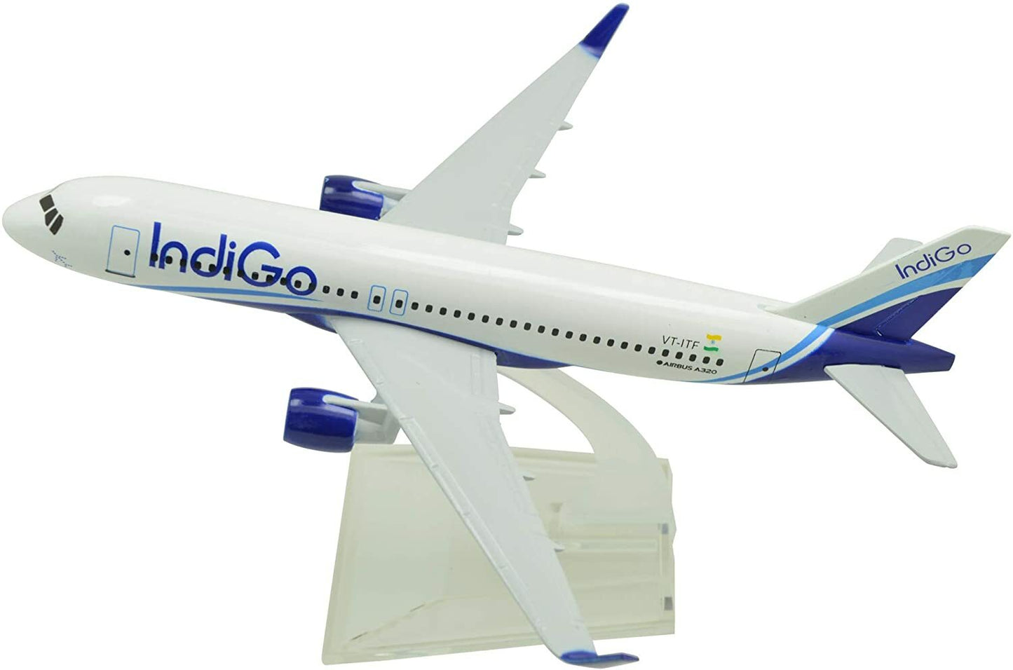1:400 16cm Airbus A320 Indigo Airlines Metal Airplane Model Plane Toy Plane