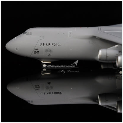1:400 GeminiJets USAF Lockheed C-5 Aircraft Diecast Military Airplane Model