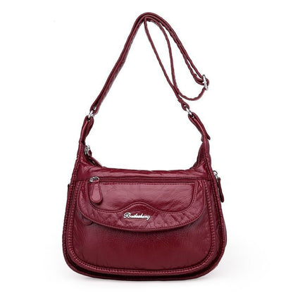 Fashion Women Shoulder Bag Synthetic Leather Crossbody Bag Totes Soft Purse 1 PC
