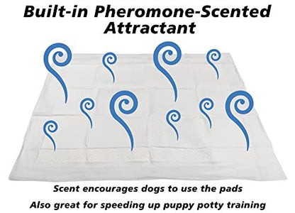25 Count X-Large Leak-Proof Pee Pads with Attractant Scent for Potty Training