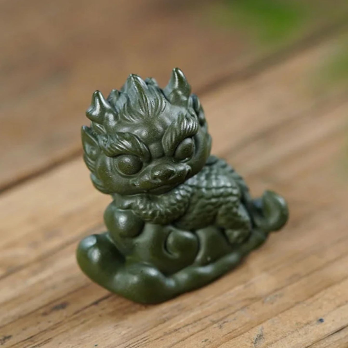 Auspicious Clouds Qilin Purple Sands Tea Pet Tea Decoration Sculpture Tea Play