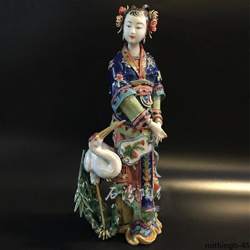 Chinese Style Decor Ceramic Craft Home Decoration Classical Enamel Beautiful