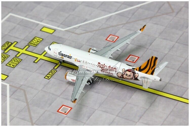 1:400 JC Wings Tigerair AIRBUS A320 Passenger Airplane Diecast Aircraft Model