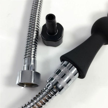 Shower Nozzle Silicone Enema Healthy Rectal Anal Syringe Douche System Vaginal