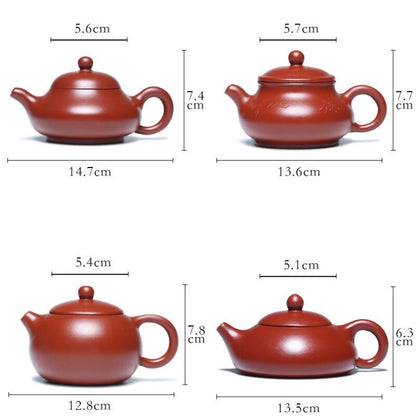 Original Ore Real Yixing Zisha Dahongpao Clay Tea Set Pot Pitcher Cup Handmade