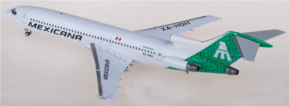 1:200 JC Wings Mexicana Airlines Plane B727-200 XA-HOH Diecast Aircraft Model