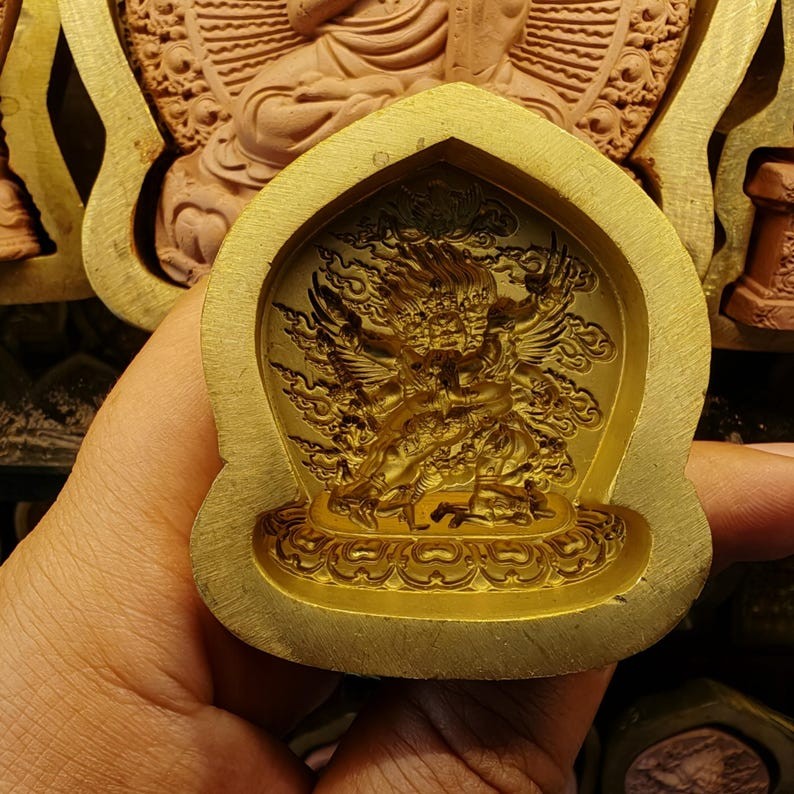The Dorje Phurba - Vajrakilaya Tsa Tsa Mold | Tibetan Statue Mould | 4.5cm