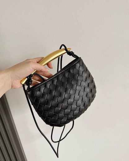 New woven bags senior sense of handbag dumpling bag shoulder crossbody bag