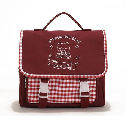 Fashion Backpack Women School Bags Teenager Shoulder Rucksack 29*25*8CM Blue/Red