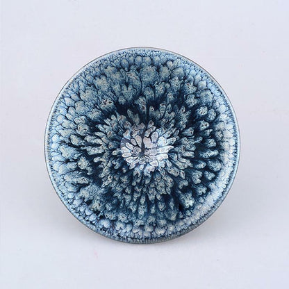 JZ220403-142 Jian zhan Bloom Tenmoku Tea Cup Porcelain Tea Bowl China Pottery
