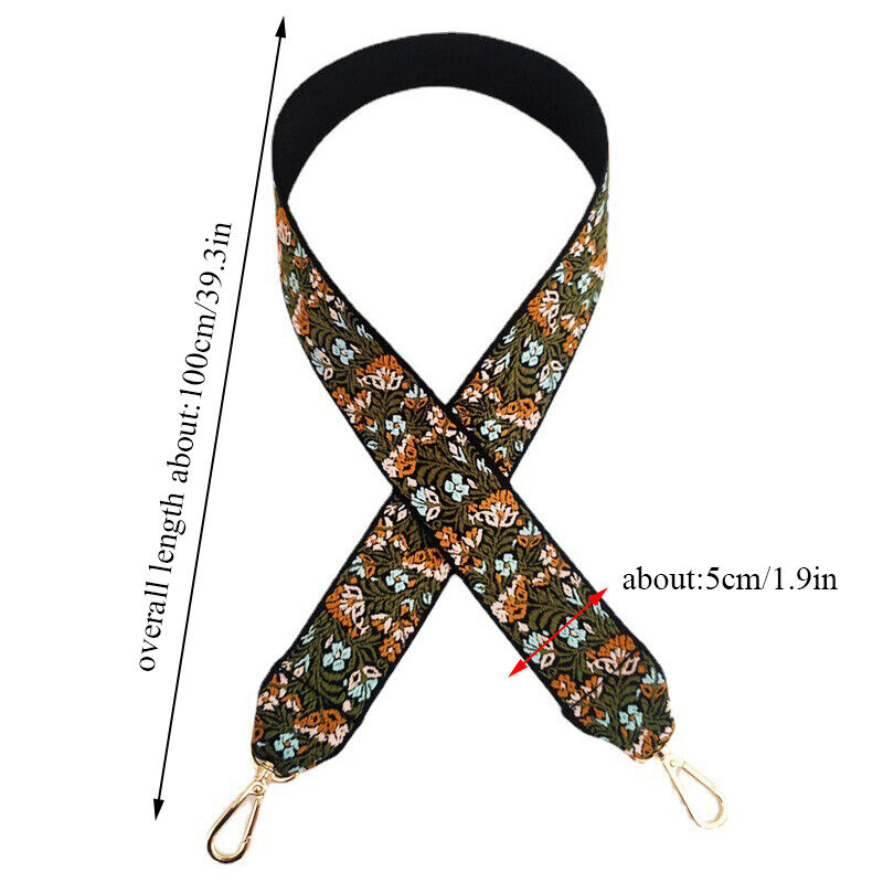 Embroidery Bag Replacement Belt Strap Thick Wide Shoulder Straps Bag Accessories