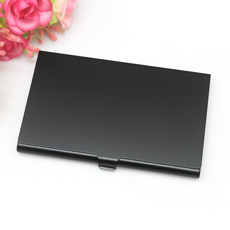 Unisex Business Card Bag Cardholder Metal Card Box Cover Credit ID Men Card Case